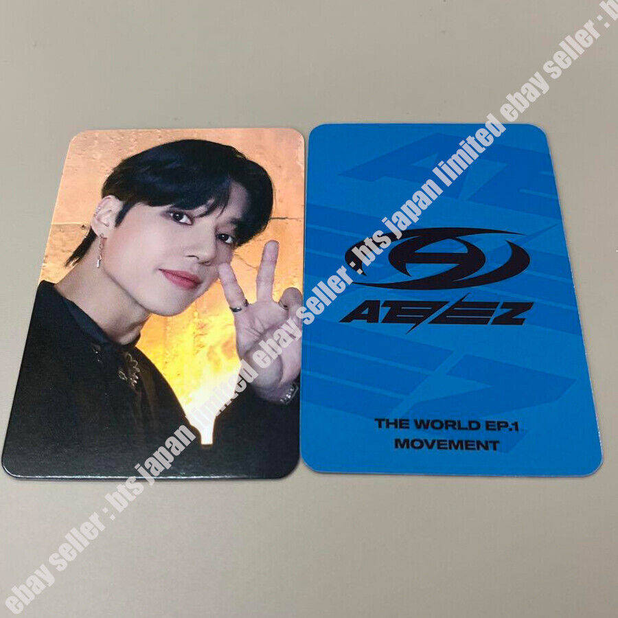 ATEEZ THE WORLD EP.1: MOVEMENT SoundWave POB Official Photocard Lucky draw