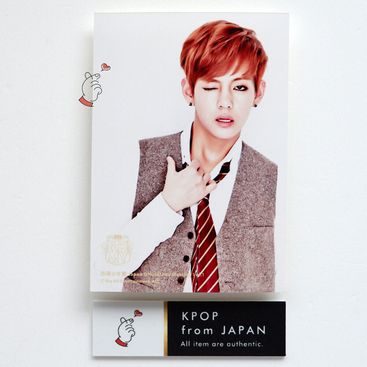 BTS Japan Official Fan Meeting Vol.1 Tarjeta fotográfica oficial limitada con foto de bromuro 