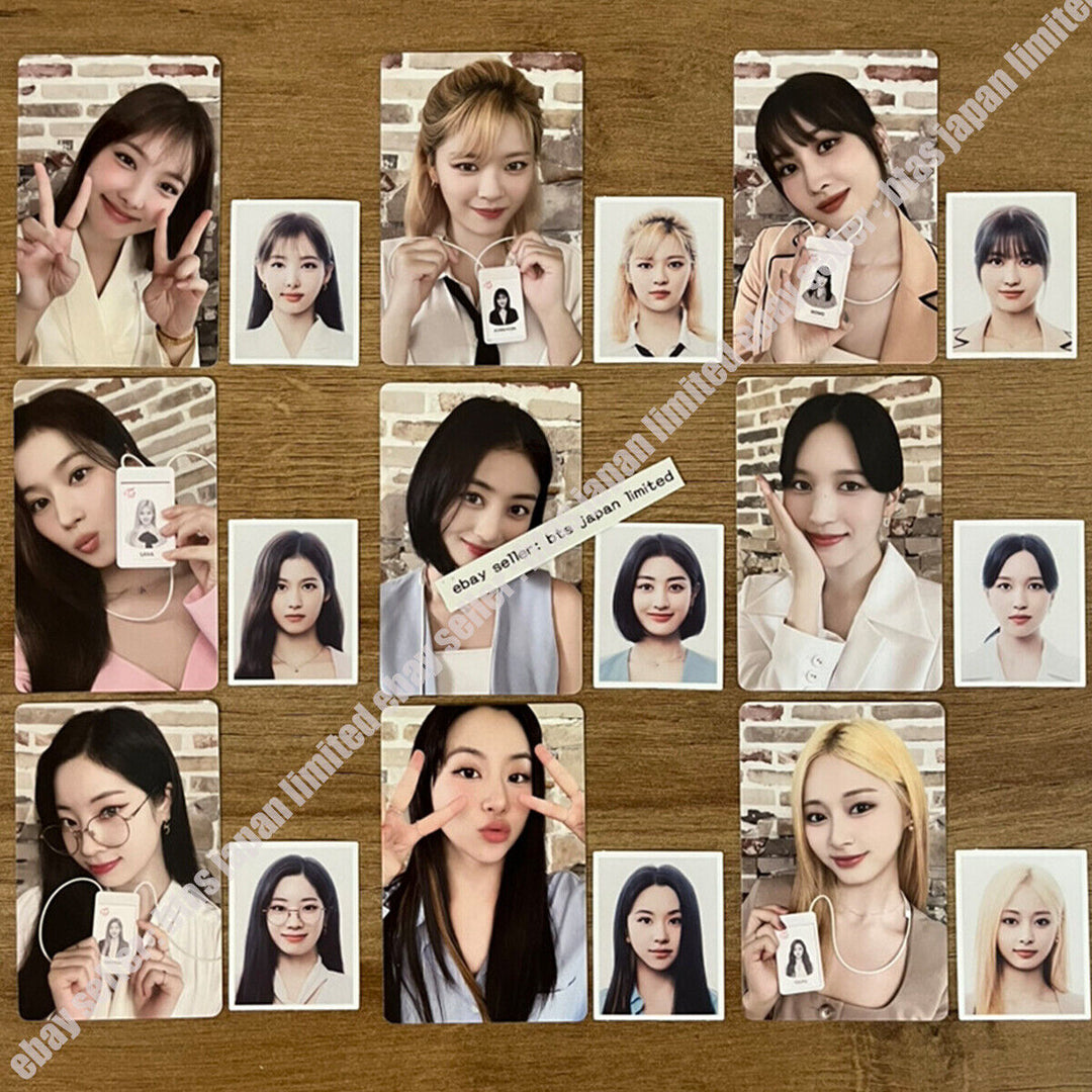 TWICE Tarjeta fotográfica oficial SALUDOS DE LA TEMPORADA DE JAPÓN 2023 VIDA SECRETA en LA OFICINA 