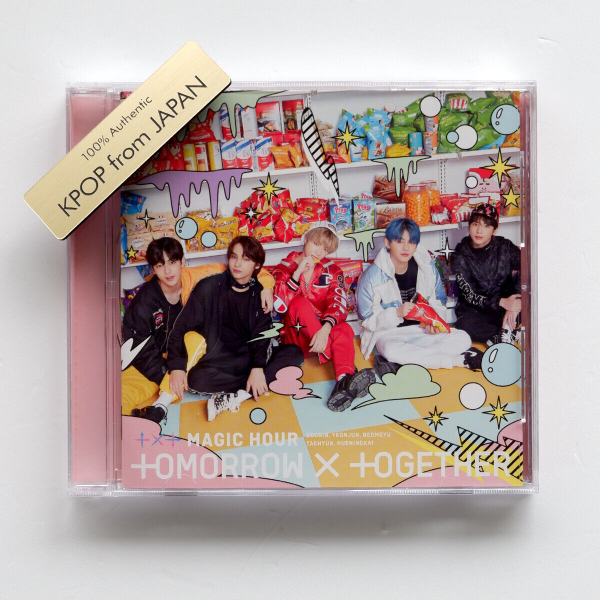 TXT MAGIC HOUR TOMORROW x TOGETHER CD Yeonjun Soobin Beomgyu Taehyun