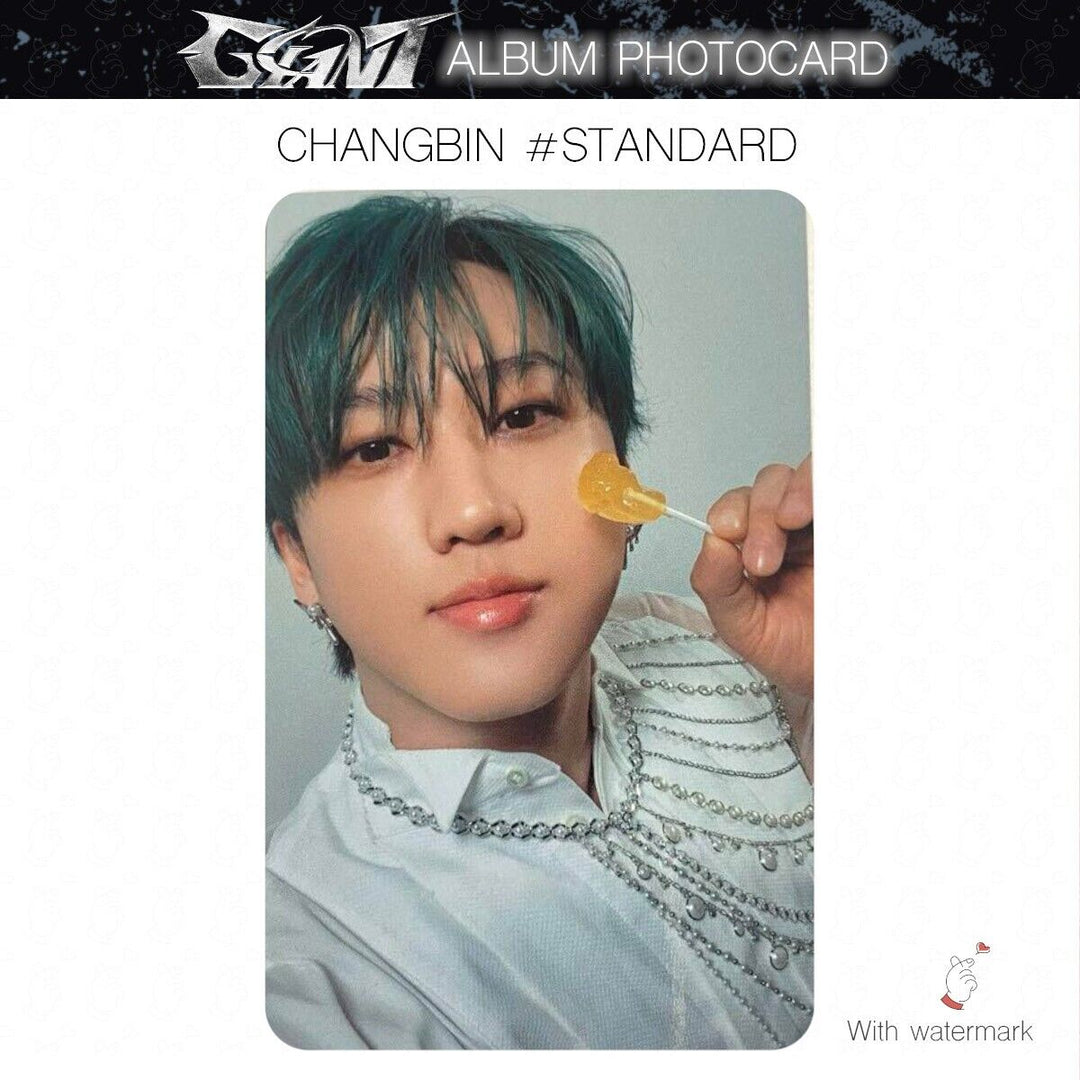 CHANGBIN STRAY KIDS GIANT JAPAN ALBUM PHOTOCARD POB LUCKY DRAW SOLO SONY