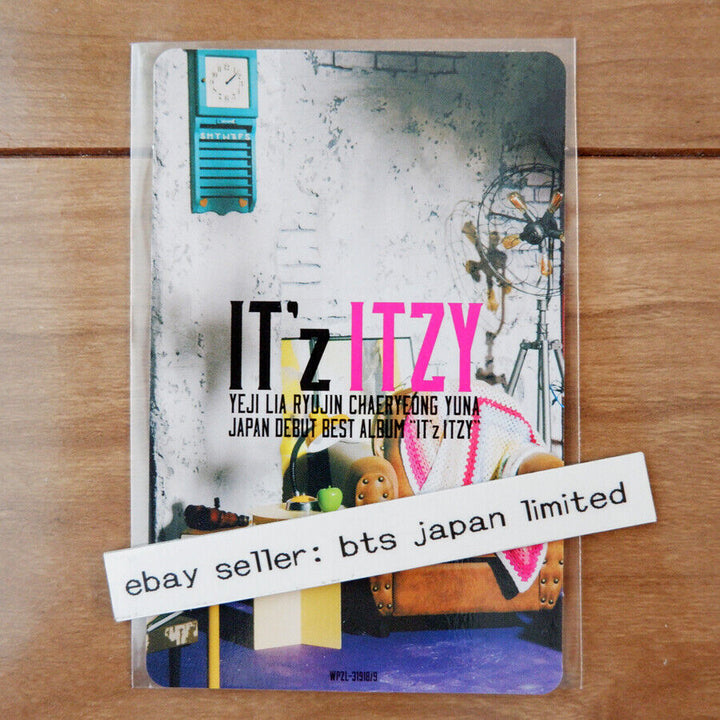 ITZY LIA IT'z Tarjeta fotográfica oficial Tarjeta fotográfica AB 1st Limited Japan PC 