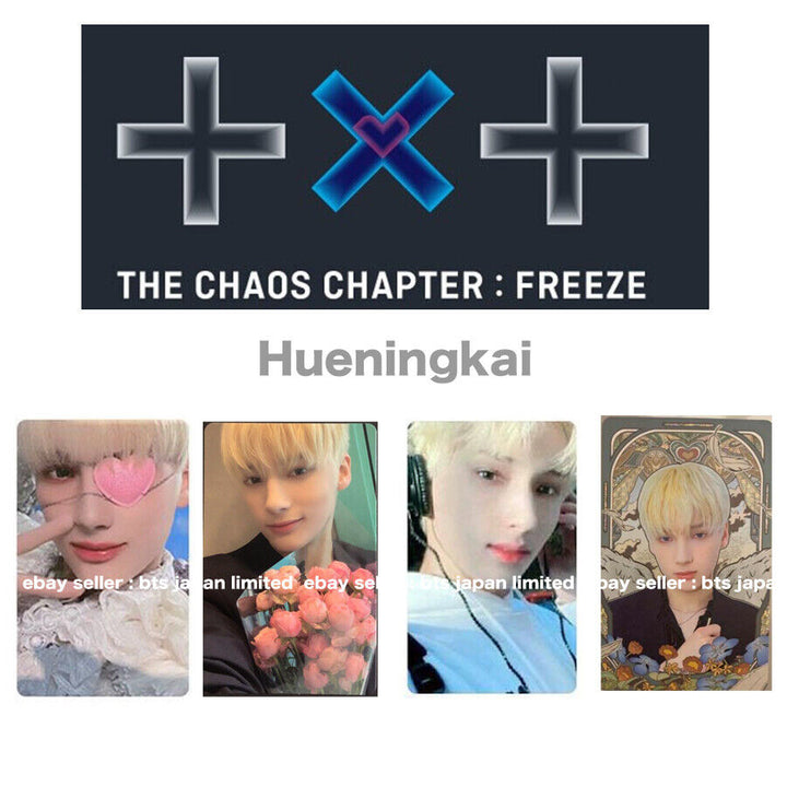 MAÑANA X JUNTOS El Capítulo del Caos: Freeze Hueningkai Tarjeta fotográfica oficial TXT 