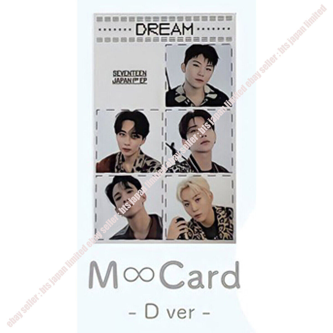 SEVENTEEN DK DREAM Tarjeta fotográfica oficial limitada ABCDSF CARAT Club de fans PC 