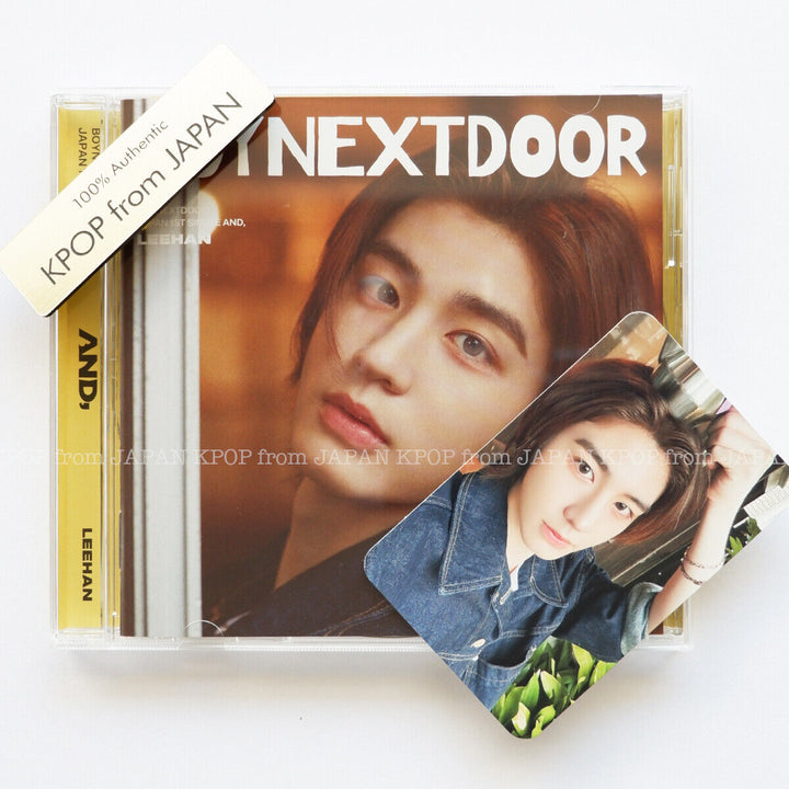 BOYNEXTDOOR AND, AND Japan SOLO CD + Photocard set JAEHYUN TAESUN LEEHAN SUNGHO