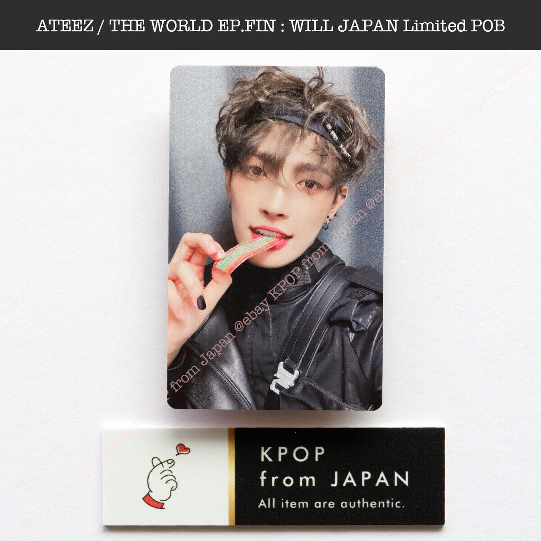 ATEEZ THE WORLD EP.FIN : WILL Japan POB Official Photocard Tower record HMV JPFC