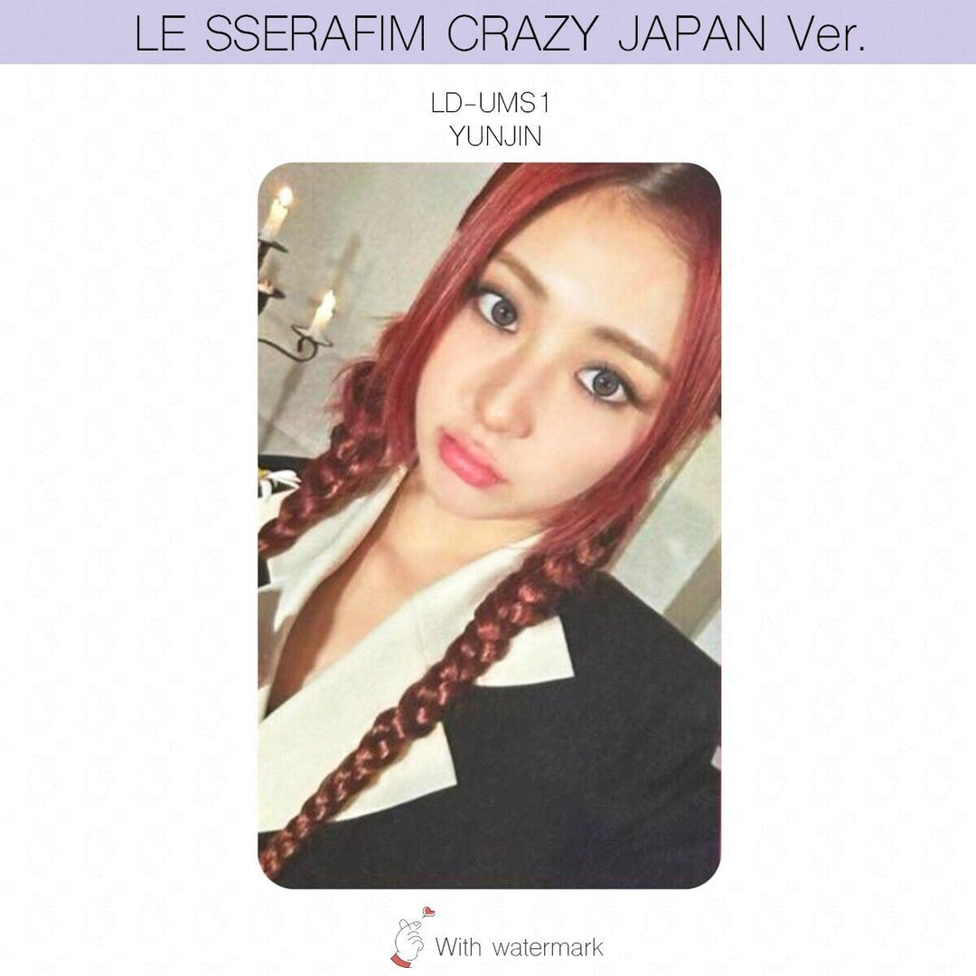 LE SSERAFIM CRAZY JAPAN ver. ALBUM POB LUCKY DRAW PHOTOCARD WEVERSE UMS HMV UNIT