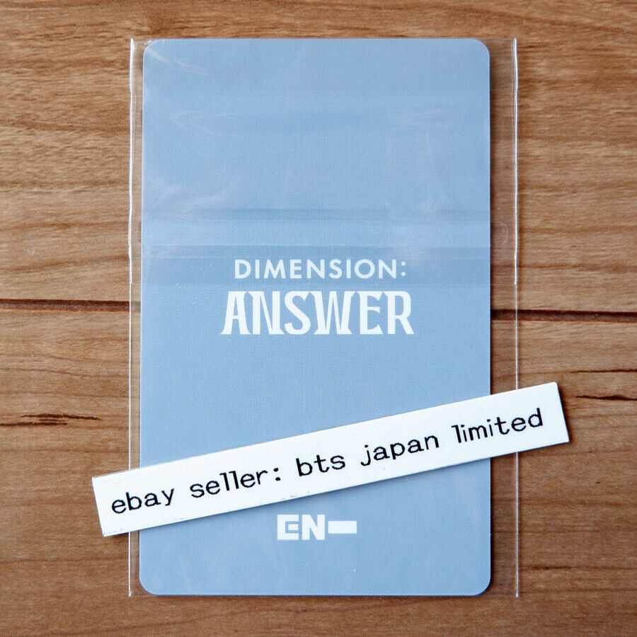 ENHYPEN Jake Repackage DIMENSION : ANSWER NO YET Official Photo card weverse