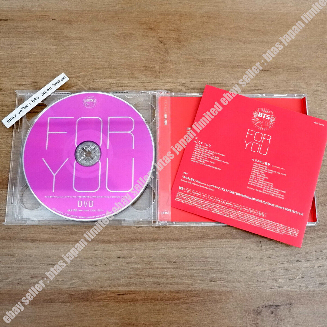 BTS FOR YOU Official Japanese Ver. Limited Edition A B 1st Anniversary CD DVD