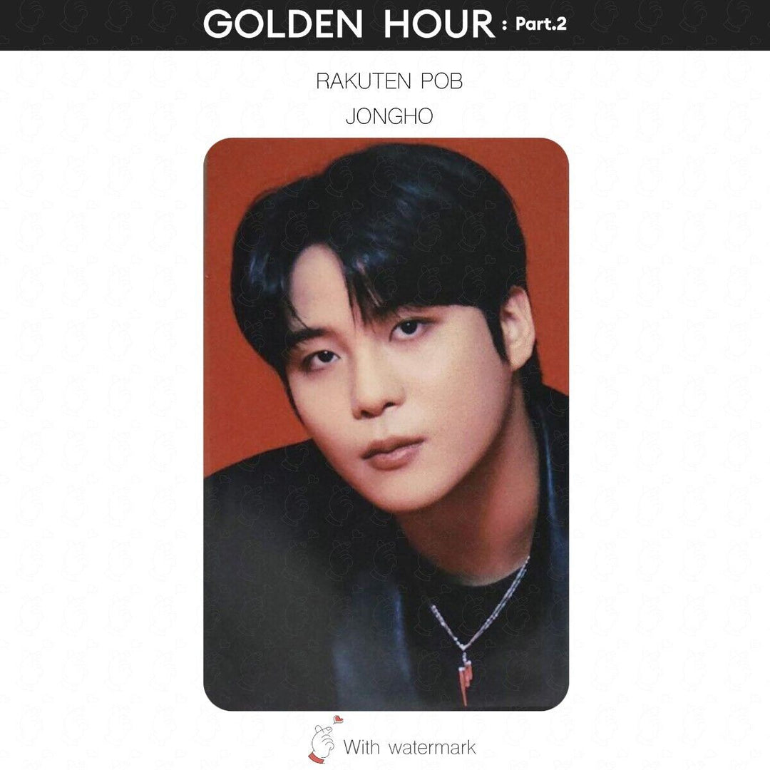 ATEEZ GOLDEN HOUR Part.2 JAPAN STORE BENEFIT POB PHOTOCARD JPFC UMS HMV pt2