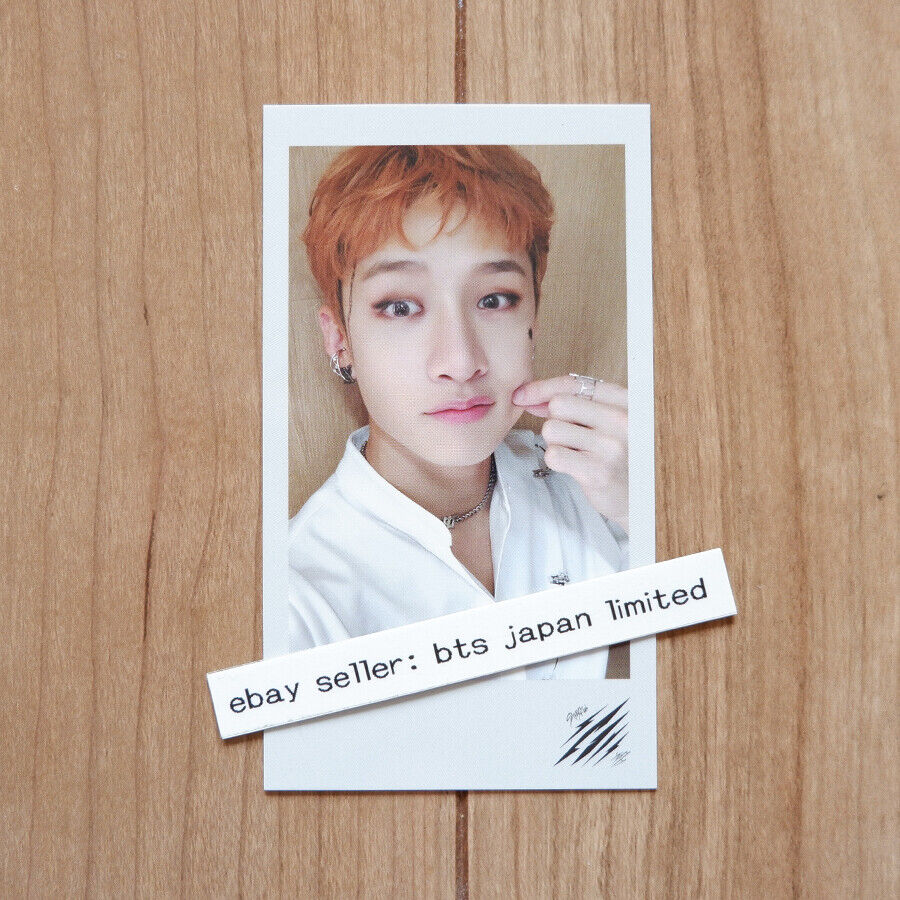 Stray Kids Bang Chan Scars / Thunderous Tarjeta fotográfica oficial A,B,C,Normal,FC PC 