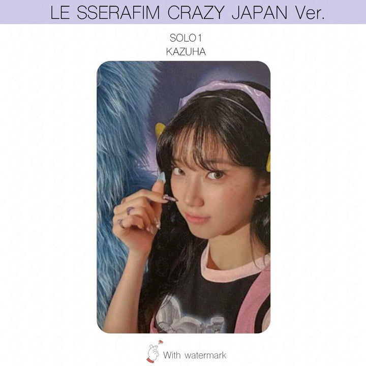 LE SSERAFIM CRAZY JAPAN ver. ALBUM POB LUCKY DRAW PHOTOCARD WEVERSE UMS HMV UNIT