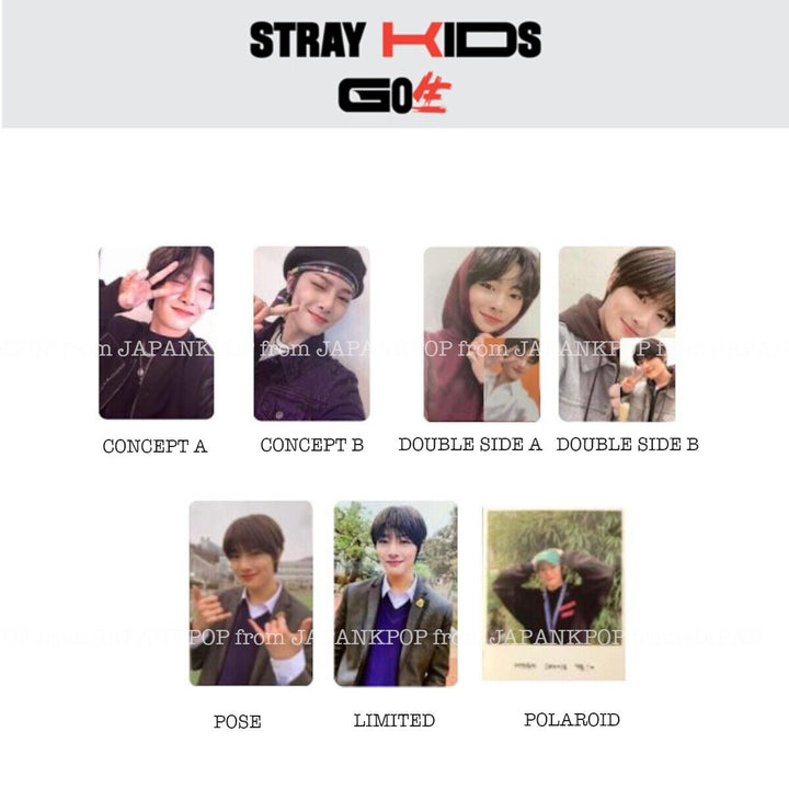 Stray kids IN LIVE Official Photo card Bang chan Lee know Han Felix Hyunjin I.N