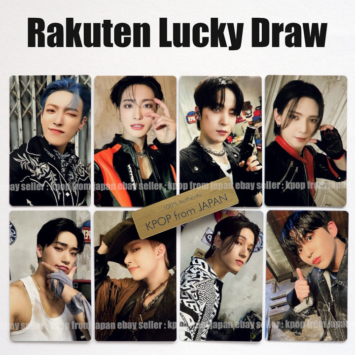 ATEEZ THE WORLD EP.2:OUTLAW POB Tarjeta fotográfica del sorteo Rakuten UMS Japón 