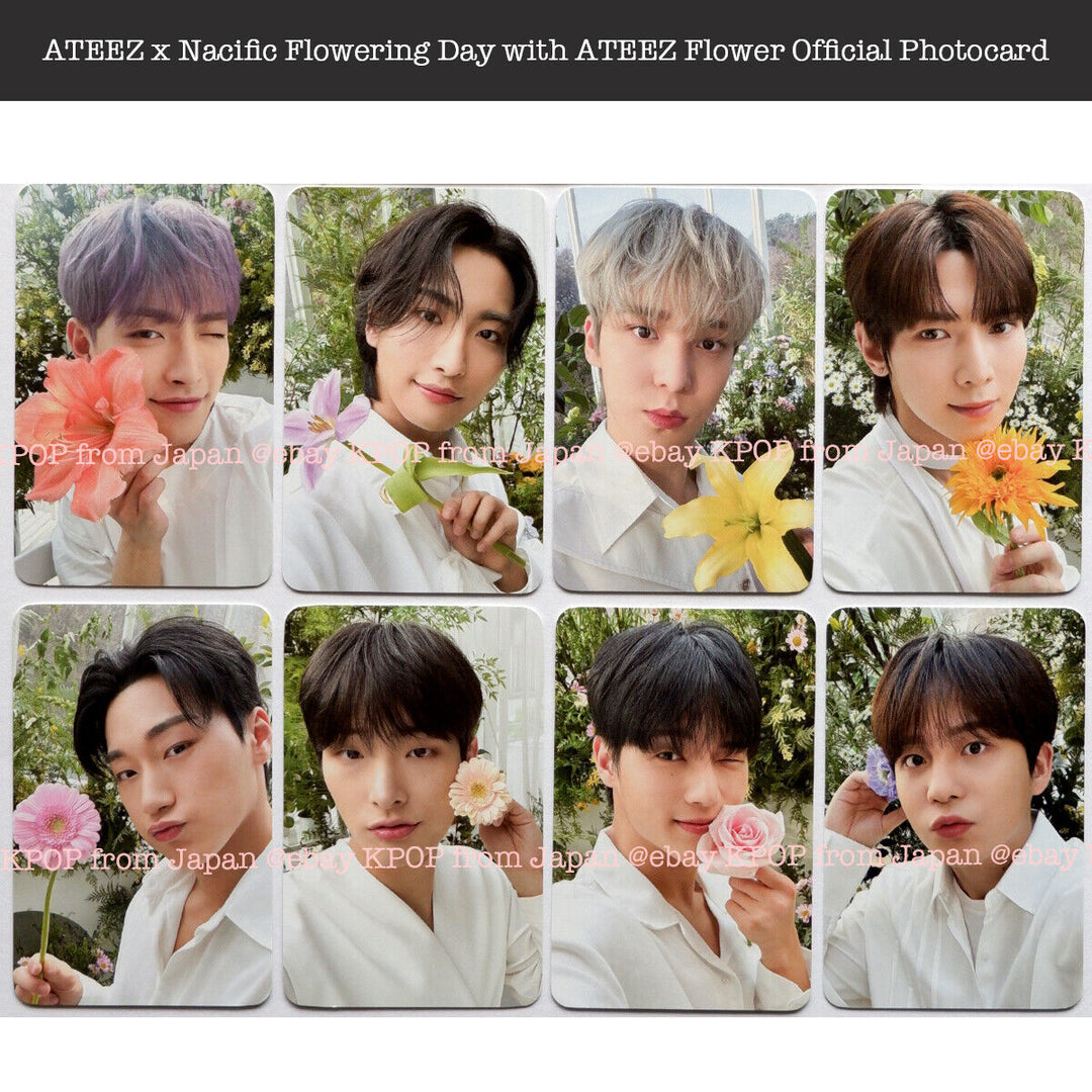 ATEEZ x Nacific Flowering Day with ATEEZ Flower Official Photocard