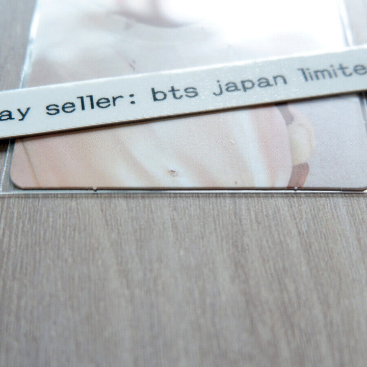 BTS SUGA Butter Official Photo card Cream Peaches Fan club Selfie PC