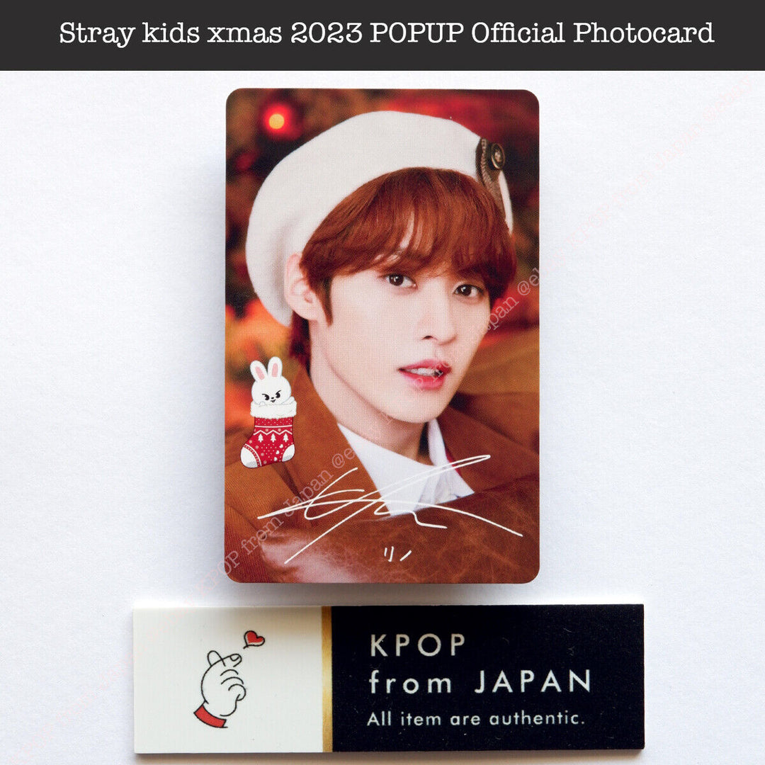 Stray kids 2023 Xmas POPUP Japan limited Official Photocard