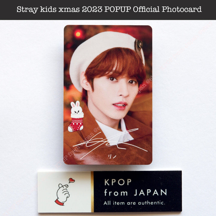 Stray kids 2023 Xmas POPUP Japan limited Official Photocard