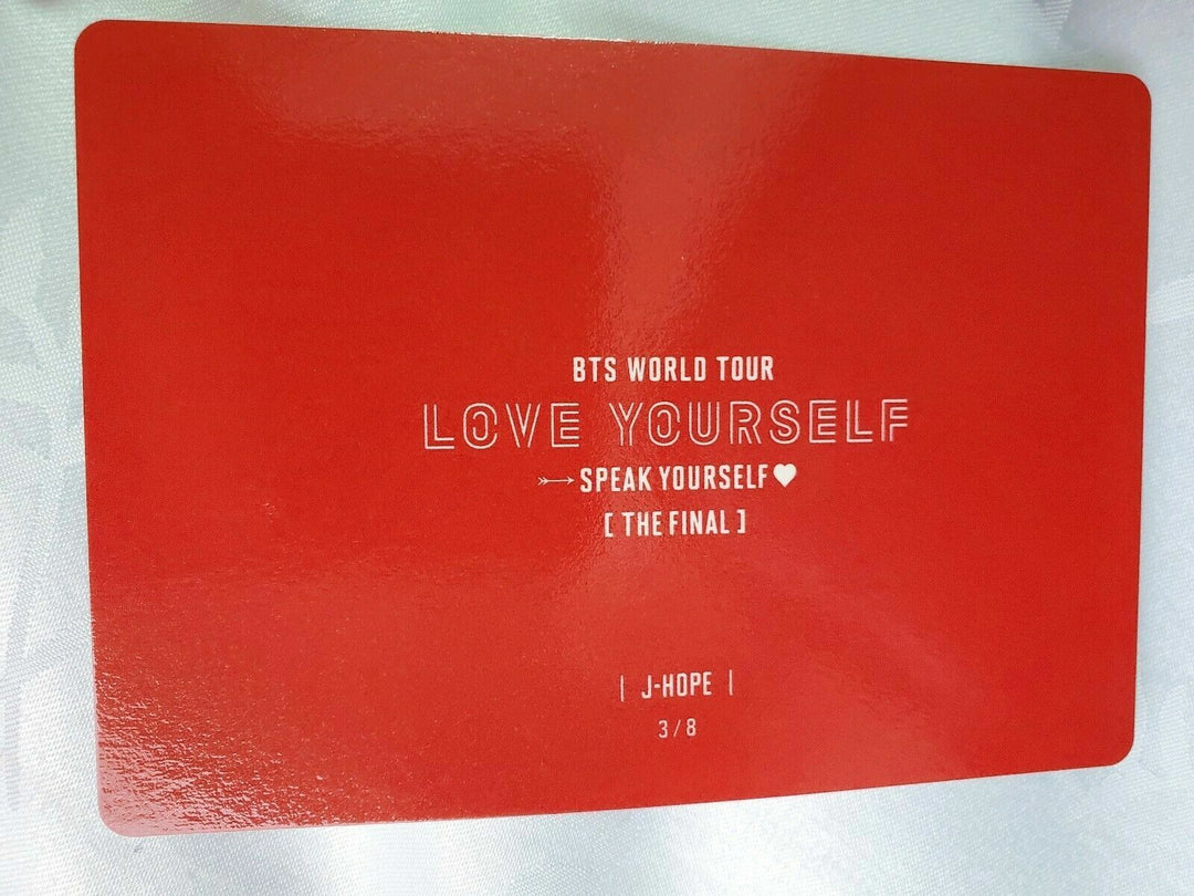 BTS Official Mini Photocard J-HOPE SPEAK YOURSELF THE FINAL in Seoul 2019