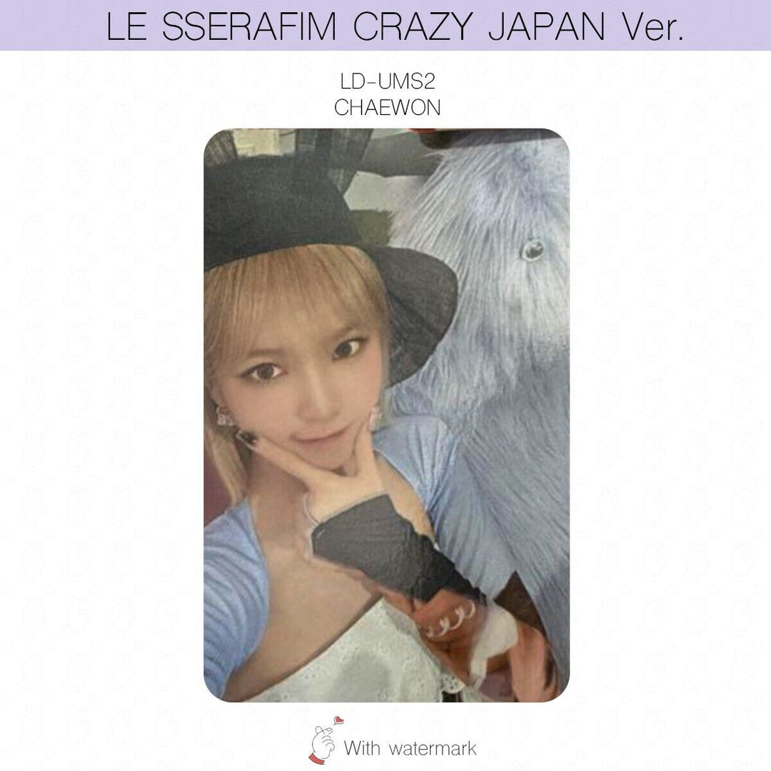 LE SSERAFIM CRAZY JAPAN ver. ALBUM POB LUCKY DRAW PHOTOCARD WEVERSE UMS HMV UNIT