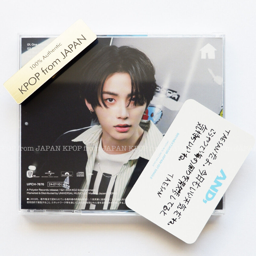 BOYNEXTDOOR AND, AND Japan SOLO CD + Photocard set JAEHYUN TAESUN LEEHAN SUNGHO