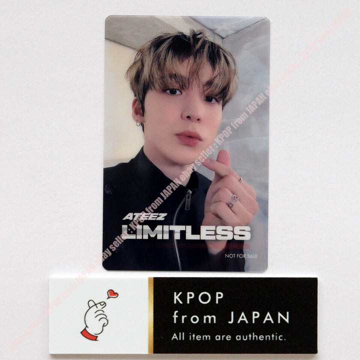 YUNHO ATEEZ Limitless Tarjeta fotográfica oficial ATINY Tower registra el sorteo de HMV 