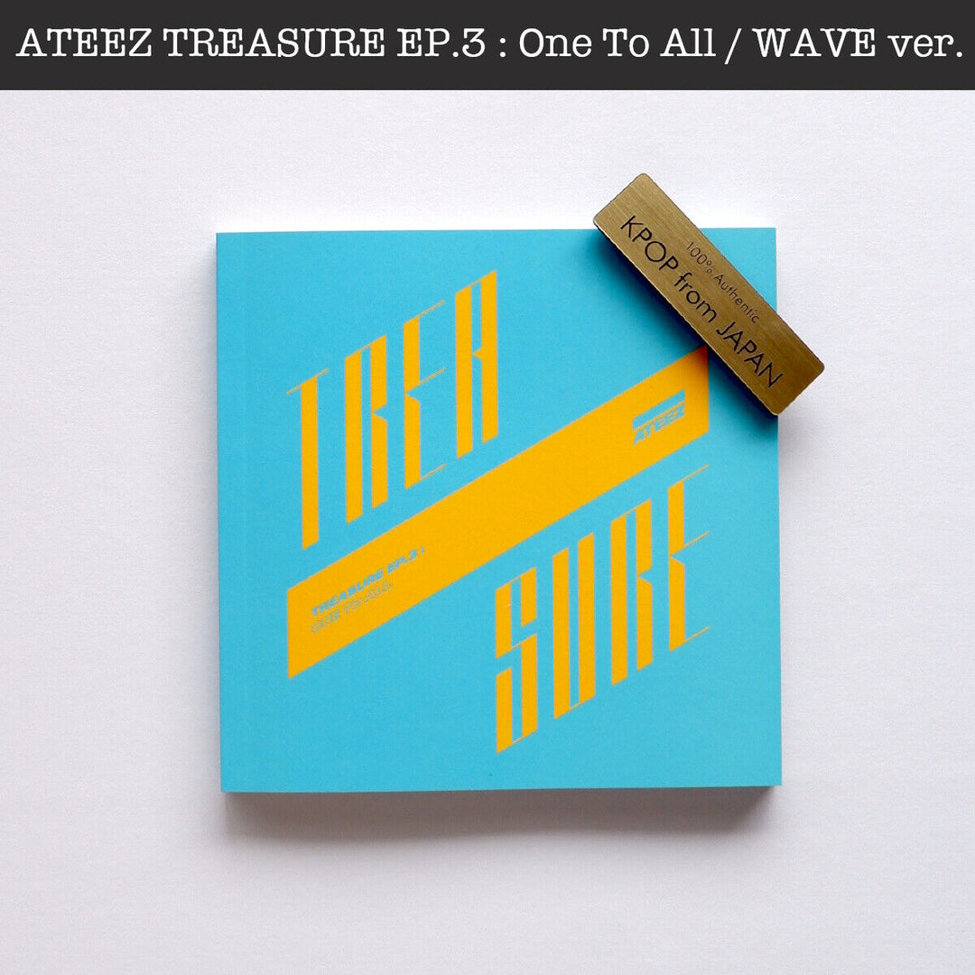 ATEEZ TREASURE EP.3 : One To All / Illusion , Wave ver. Album NOT with PC