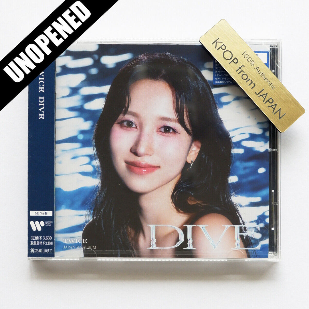 UNOPENED TWICE Japan Album DIVE Limited A B ONCE SOLO CD JPFC Photocard