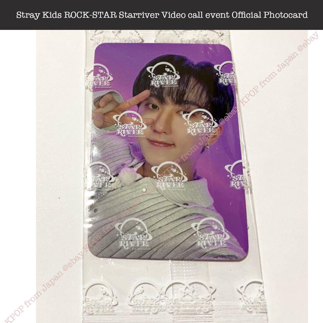 Stray Kids ROCK-STAR Starriver Video call event Official Photocard China