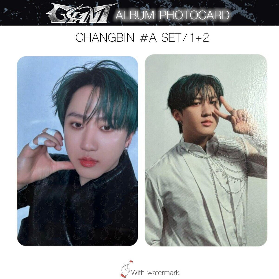 CHANGBIN STRAY KIDS GIANT JAPAN ALBUM PHOTOCARD POB LUCKY DRAW SOLO SONY