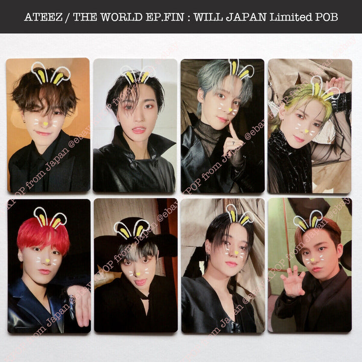 ATEEZ THE WORLD EP.FIN : WILL Japan POB Official Photocard Tower record HMV JPFC