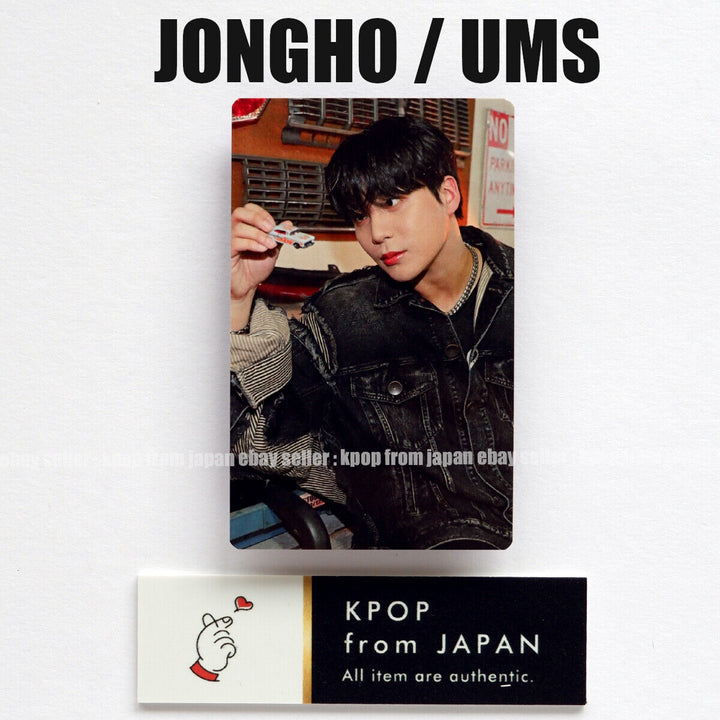 JONGHO ATEEZ THE WORLD EP.2:OUTLAW POB Tarjeta fotográfica del sorteo Rakuten UMS Japón 