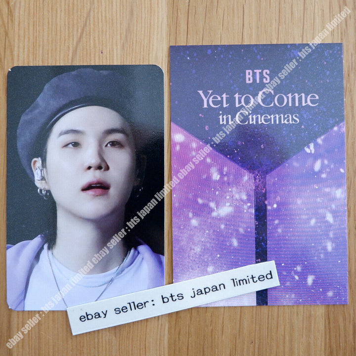 BTS Yet to Come in cinemas Official Photocard PC cinema RM JIN SUGA JIMIN V JK