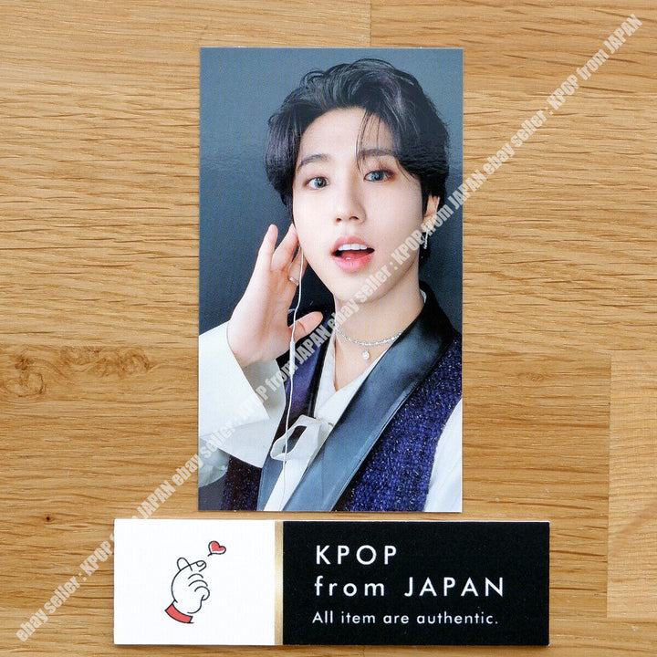 Han Stray Kids THE SOUND Tarjeta fotográfica oficial JAPAN POB FC Fanclub Tarjeta fotográfica PC 