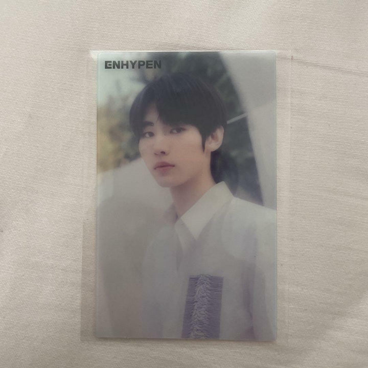 ENHYPEN SUNGHOON BORDER : Hakanai Official Photo card Solo Universal weverse PC