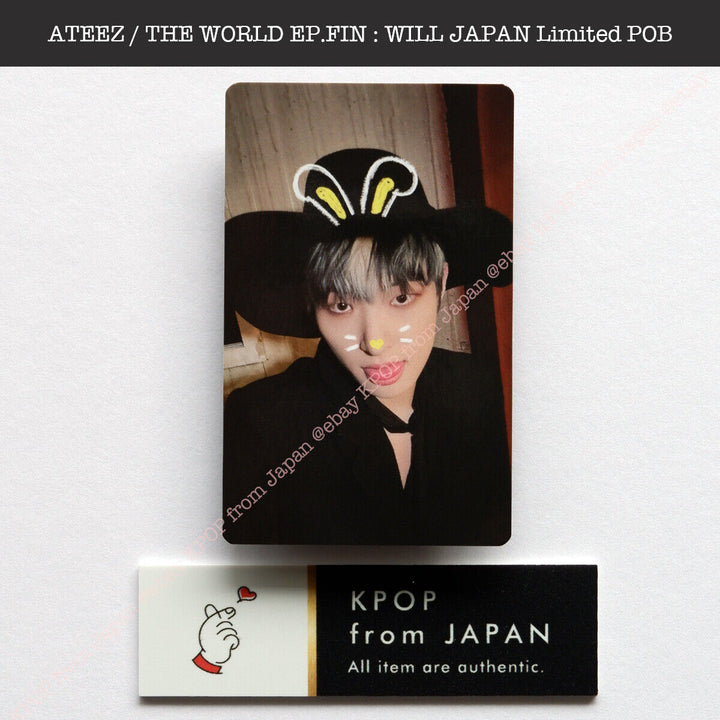 ATEEZ THE WORLD EP.FIN : WILL Japan POB Official Photocard Tower record HMV JPFC