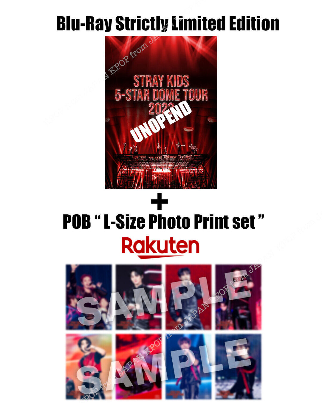 PRE STRAY KIDS 5-STAR DOME TOUR 2023 LIVE Blu-Ray Limited Edition with JAPAN POB