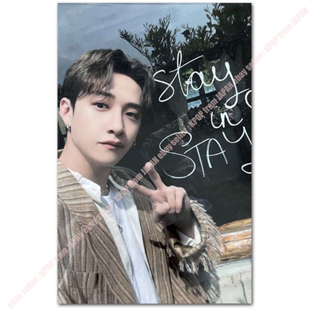 Bang Chan Niños callejeros Quédate en STAY in JEJU Tarjeta fotográfica oficial POB TIENDA SKZOO JYP 