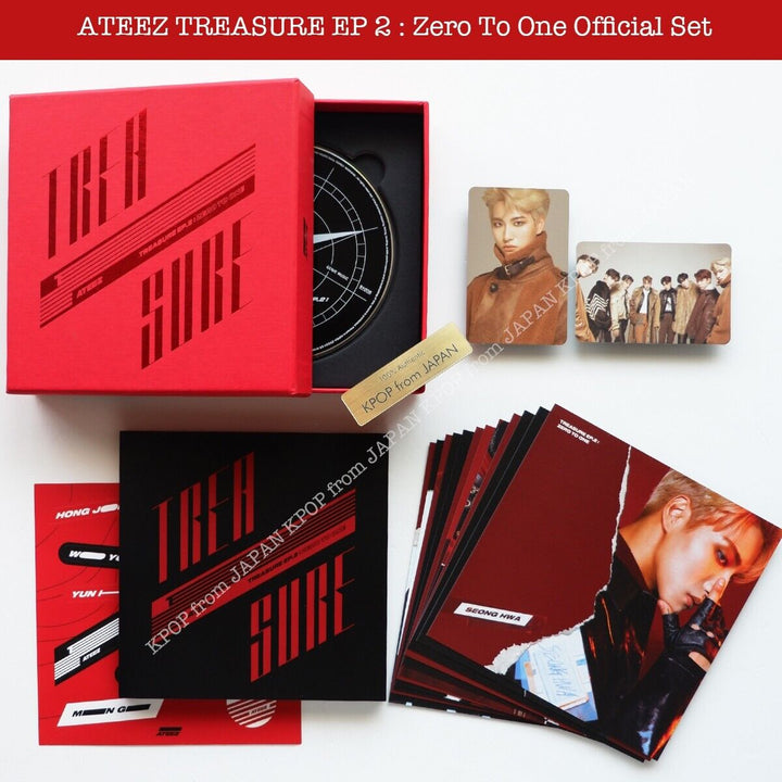 SEONGHWA ATEEZ TREASURE EP 2 : Zero To One Official Album Photocard set PC EP.2