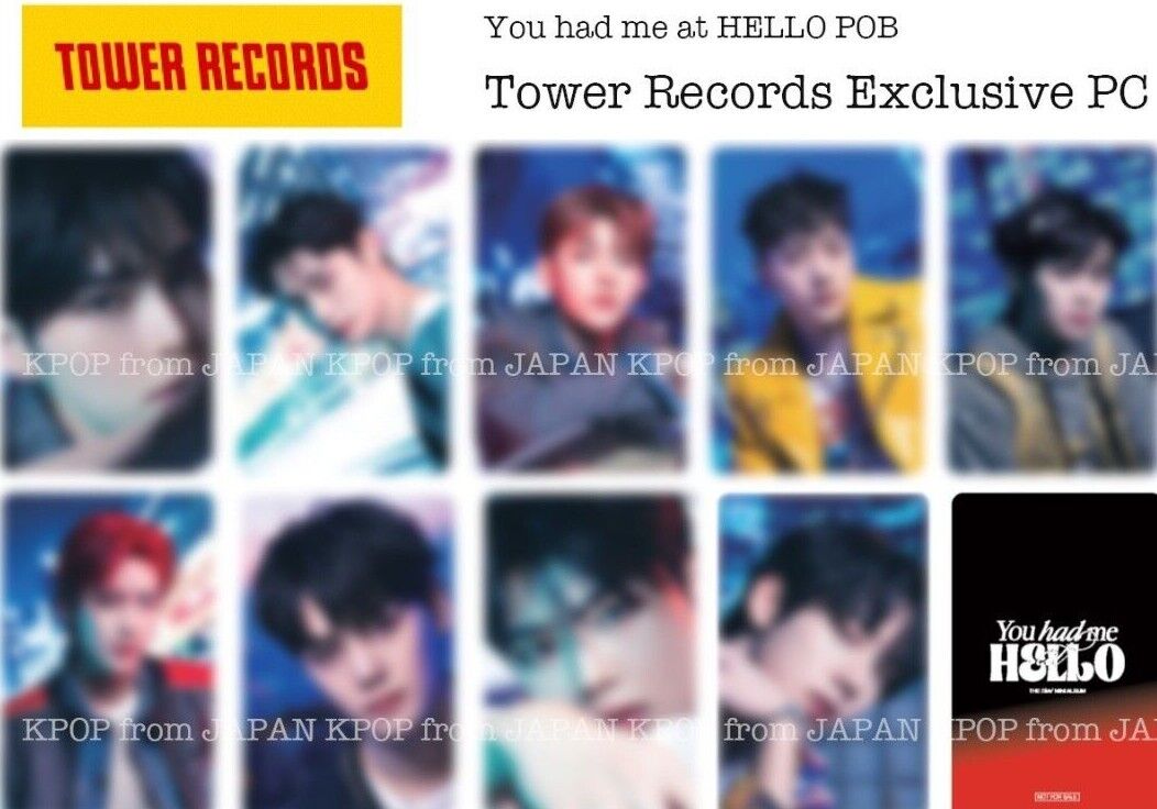 PRE ZB1 ZEROBASEONE You had me at HELLO KCON Japan POB Photocard Tower record