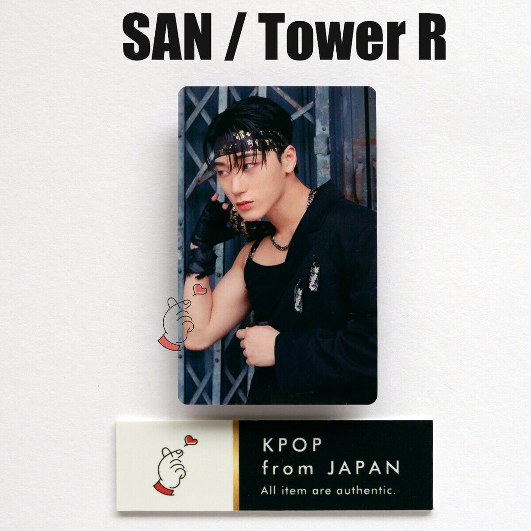 SAN ATEEZ THE WORLD EP.2:OUTLAW POB Tarjeta fotográfica del sorteo Rakuten UMS Japón 