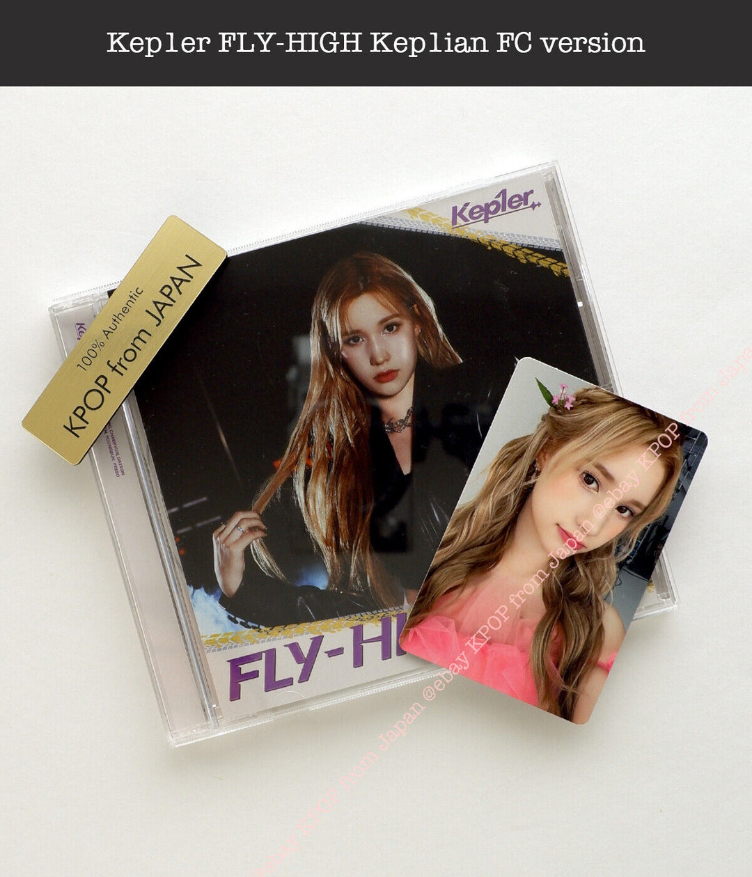 Kep1er FLY HIGH Official Kep1ian ver. CD + Photocatd JPFC Fan club FLY-HIGH