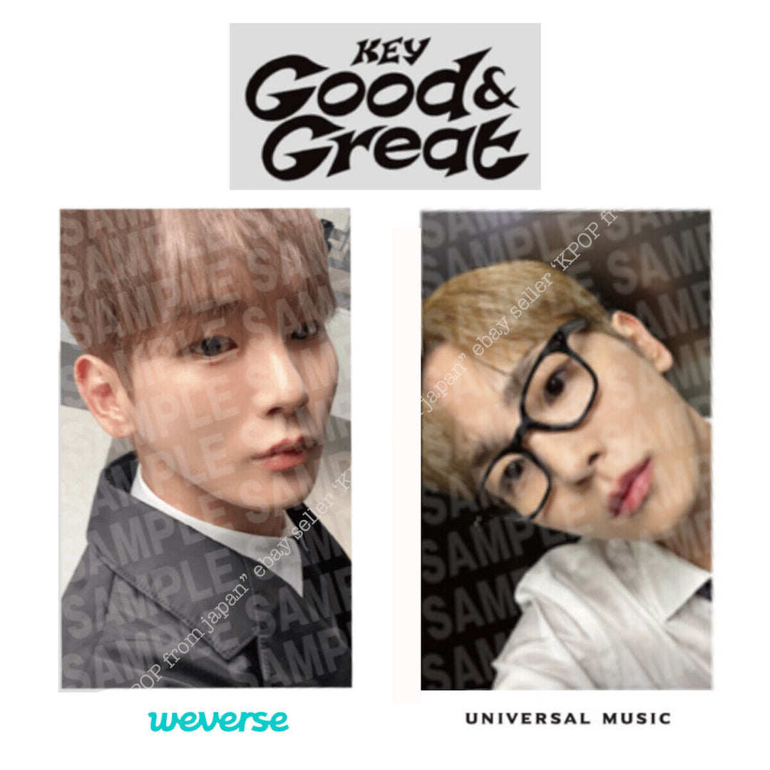 PREORDER KEY Good & Great Weverse Japan / UMS Official Limited photocard SHINEE