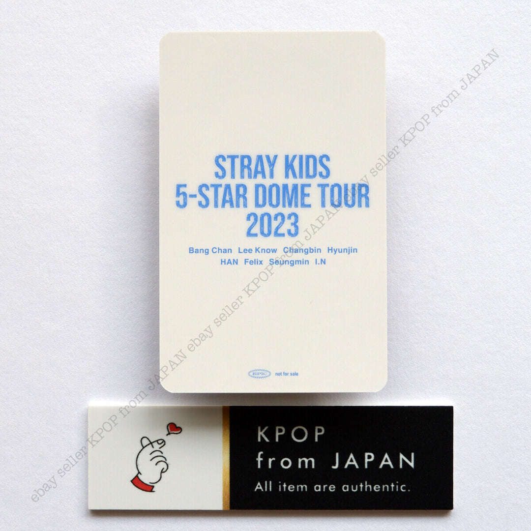 Stray Kids 5-STAR Dome Tour 2023 FUKUOKA 1er 2do día Tarjeta fotográfica limitada 