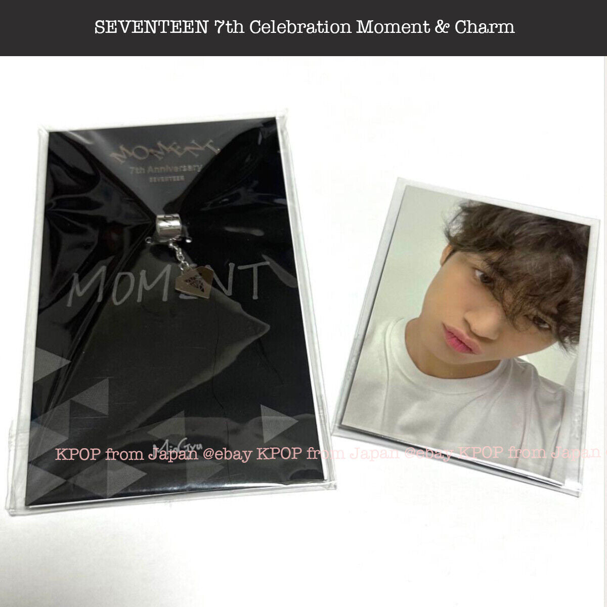 SEVENTEEN 7th Anniversary Moment Bracelet Charm Photocard Set Japan MD