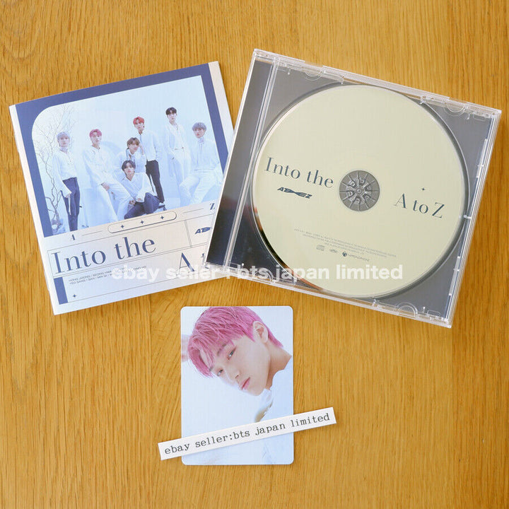 ATEEZ Into the A to Z Álbum original 1CD + Set de tarjetas fotográficas oficiales 