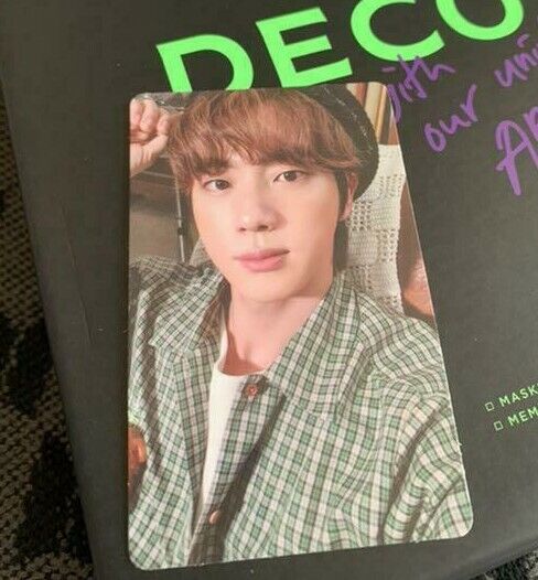 BTS Jin DECO KIT Random Instant Camera Double-sided printing Photocard PCS