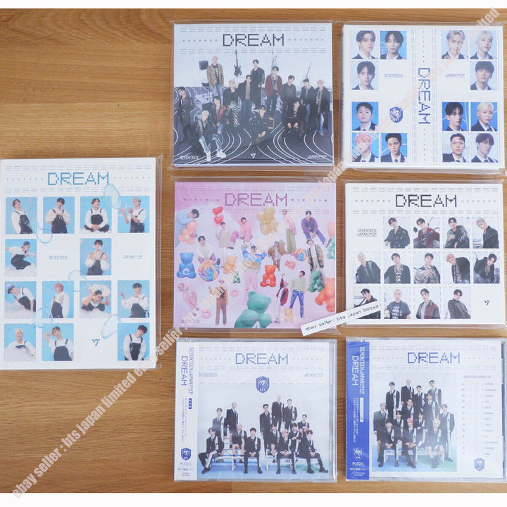 SEVENTEEN DREAM Japan Limited A / B / C / D / S / F / CARAT  Fan club