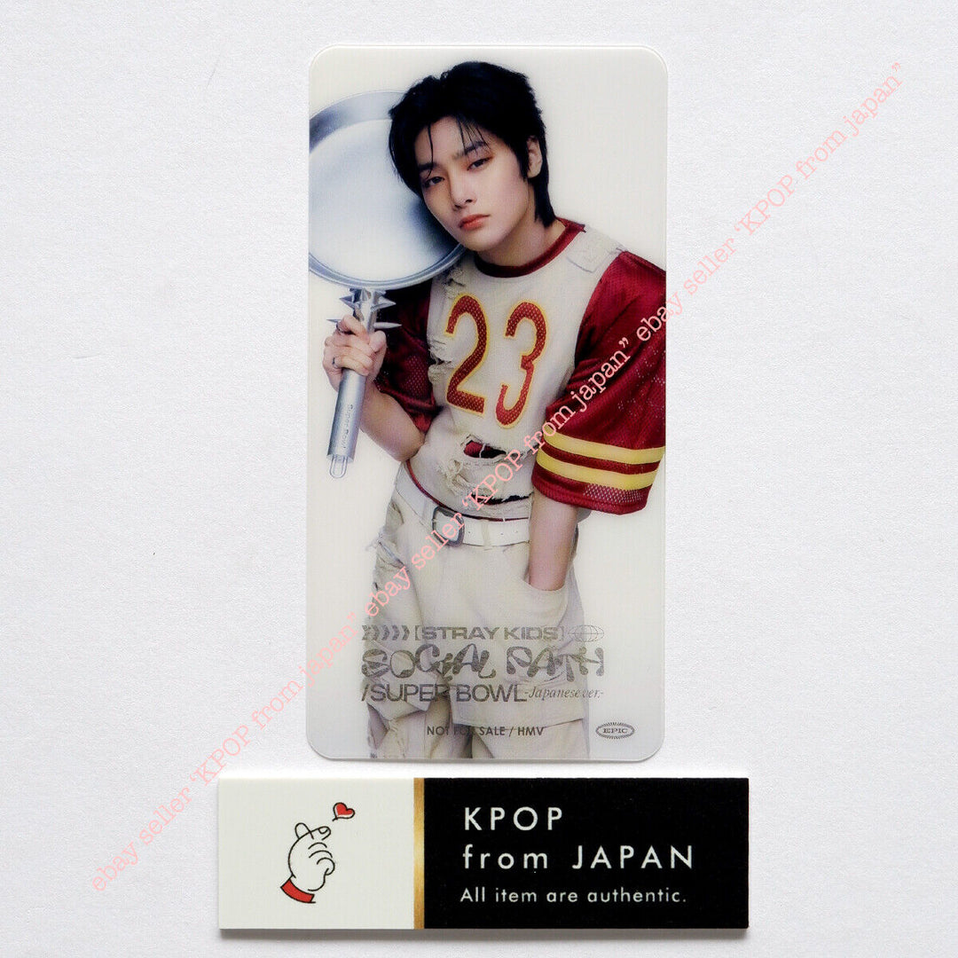 IN Stray Kids Social Path Tarjeta fotográfica oficial JAPAN POB FC Tarjeta fotográfica Fan 