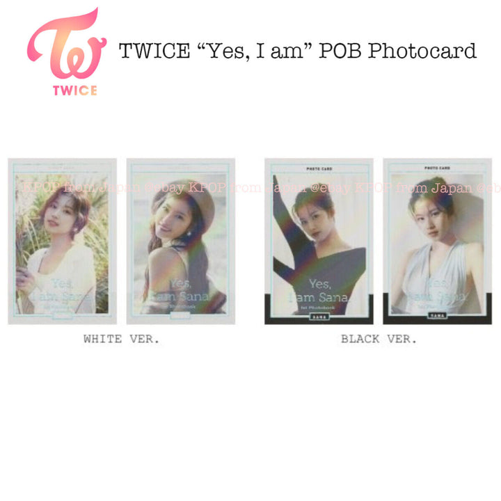 TWICE Yes I am Photocard Mina Sana Dahyun Jihyo Tzuyu Chaeyoung